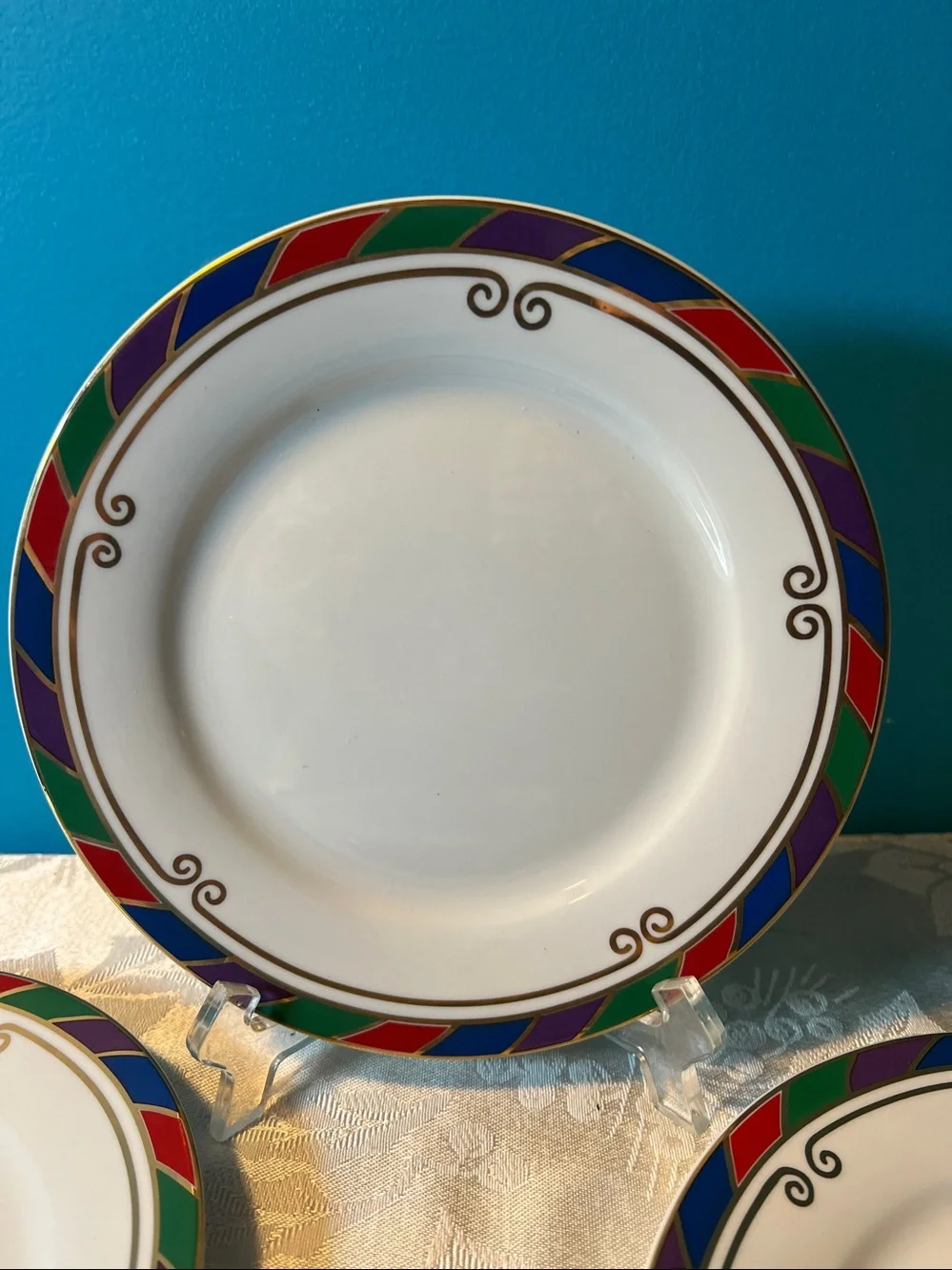 Pier 1 Celebration Dessert/Salad Plates Set of 4